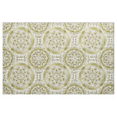 Tissu Médaillé des Vacances d'or STAR MANDALA (Fat Quarter)