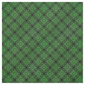 Tissu Médaillon Damask vert Motif (Échantillon)