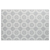 Tissu Médaillon gris et blanc moderne (Fat Quarter)