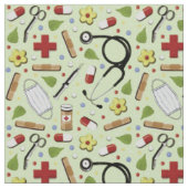Tissu Médecin ou infirmière (Détail)