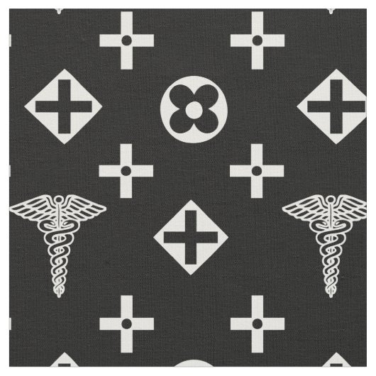 tissu Médicale. Logo des médecins (Fermer)