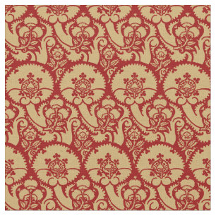Tissu Médiéval 15ème siècle Floral Brocade Motif