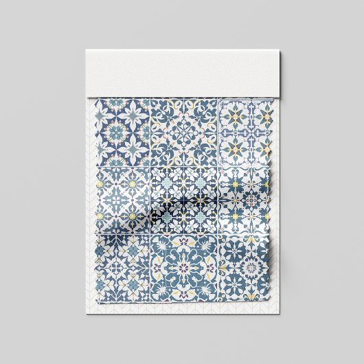 Tissu Mediterranean Tiles, Moroccan, Majolica, Azulejo