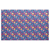 Tissu Méduse et récif corallien (Fat Quarter)