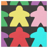 Tissu Meeples multicolores (Fermer)