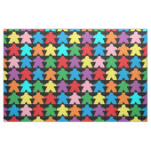Tissu Meeples multicolores (Fat Quarter)