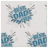 Tissu Meilleur papa jamais (Fermer)