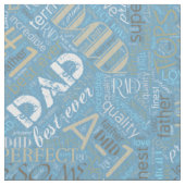Tissu Meilleur Papa Word Cloud ID263 (fermé)