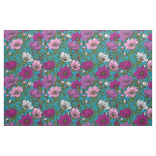 Tissu Mélange cosmos bleu (Fat Quarter)