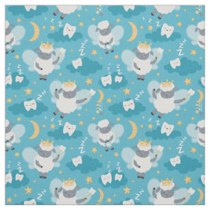 Tissu Mélange Mouton Fée Dentiste Hygiéniste