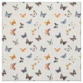 Tissu Mélange papillon beige (Échantillon)
