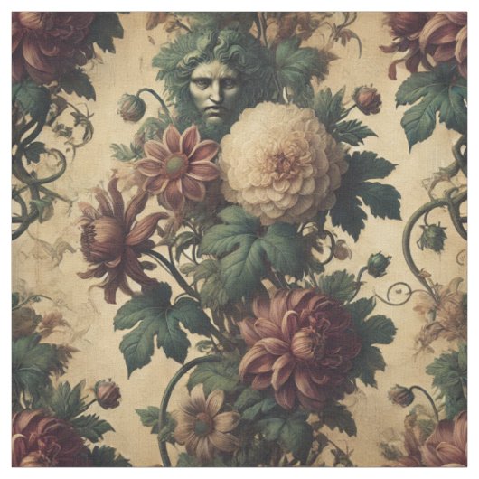 Tissu Menace Ethérée - Carreau de déclaration gothique (Échantillon)