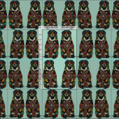 Tissu menthe (Carreau)