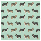 Tissu menthe à chien de garde (Échantillon)