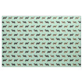 Tissu menthe à chien de garde (Fat Quarter)