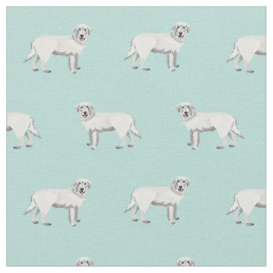 Tissu menthe à chien de mouton de maremme