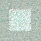 Tissu menthe à la crème ziya (Carreau)