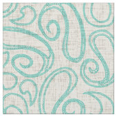 Tissu menthe à la crème ziya (Fermer)