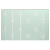 Tissu Menthe moderne et flèche blanche (Fat Quarter)