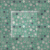 Tissu menthe poivrée (Carreau)