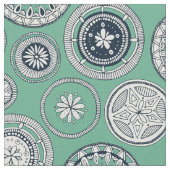 Tissu menthe poivrée (Fermer)