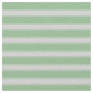 Tissu Mer foncée Vert et Gris clair rayures