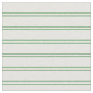 Tissu Mer Noire Vert et Motif blanc