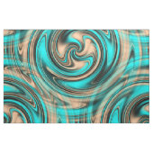 Tissu Mer tourbillonnante & Sable.... (Fat Quarter)