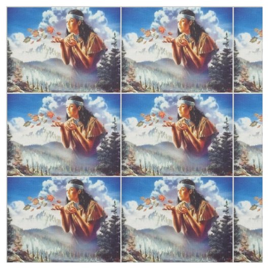 Tissu Mère nature (Échantillon)