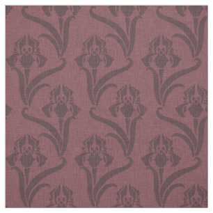 Tissu Merlot Art Nouveau Iris