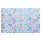 Tissu MERMAID DAYDREAMS Aquarelle Boho Beach Fish Scale (Fat Quarter)