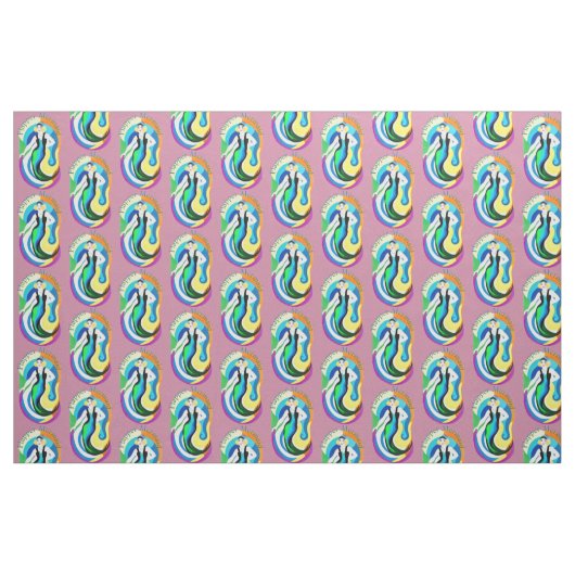 Tissu Mermaid Flapper Colorée Thunder_Cove (Fat Quarter)