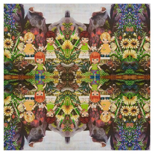 Tissu Mes meilleurs amis Visite "Mme Elizabeth" (Échantillon)