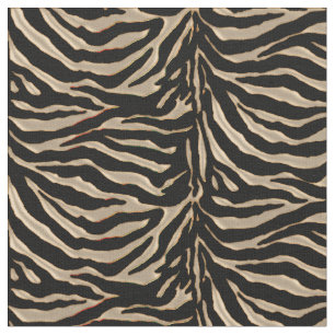Tissu métallique de poster de animal de tigre d'o