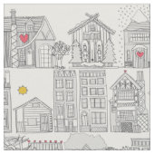 Tissu météo crayon amour (Fermer)