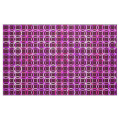 Tissu Mi-siècle Cercles modernes, prune et orchidée rose (Fat Quarter)