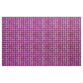 Tissu Mi-siècle Cercles modernes, prune et orchidée rose (Yard)
