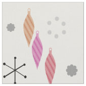 Tissu Mi-siècle hiver moderne (Fermer)