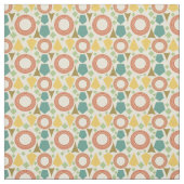 Tissu Mi-siècle moderne géométrique coloré (Échantillon)