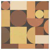 Tissu Mi-siècle moderne géométrique Orange (Fermer)