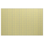 Tissu Mi-siècle Moderne Gris Jaune Fleur de Lys (Yard)