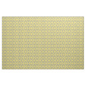 Tissu Mi-siècle Moderne Gris Jaune Fleur de Lys (Fat Quarter)