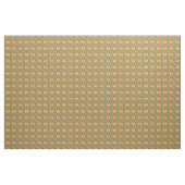 Tissu Mi-siècle moderne Jaune géométrique (Yard)