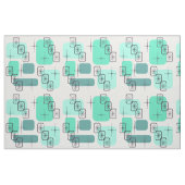 Tissu Mi-siècle moderne Mint Vert Turquoise (Fat Quarter)