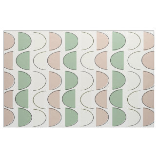 Tissu Mi-Siècle Moderne Moitié Moons Fabric