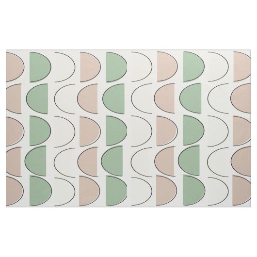 Tissu Mi-Siècle Moderne Moitié Moons Fabric (Yard)