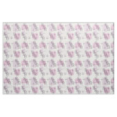 Tissu Mi-Siècle moderne rose clair violet (Yard)