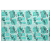 Tissu Mi-siècle moderne Spoutnik Turquoise (Fat Quarter)