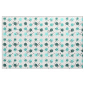 Tissu Mi-siècle Moderne Sunshine Turquoise (Fat Quarter)