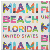 Tissu Miami Beach Floride États-Unis (Fermer)